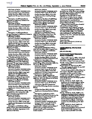 Federal Register Notice of Availability (FR Doc. 2022-19017)